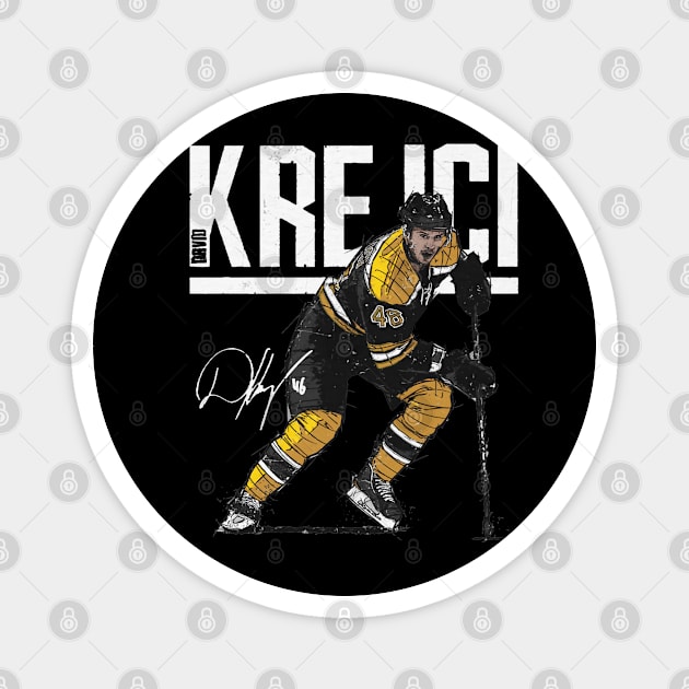 David Krejci Boston Hyper Magnet by lavonneroberson